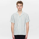 Akleander Struc Stripe2 S/S Shirt tofu Anerkjendt
