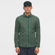 Akleif Check L/S Shirt hunter green