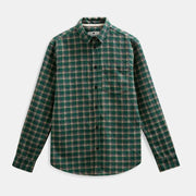 Akleif Check L/S Shirt hunter green