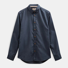 Akleif Cot/Linen/Vis L/S Shirt blue indigo Anerkjendt