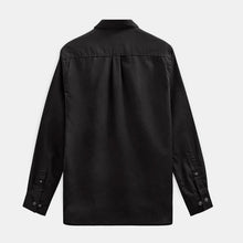 Akleif Cot/Linen/Vis L/S Shirt caviar Anerkjendt