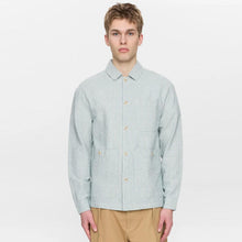 Akodin Stripe Overshirt tofu Anerkjendt