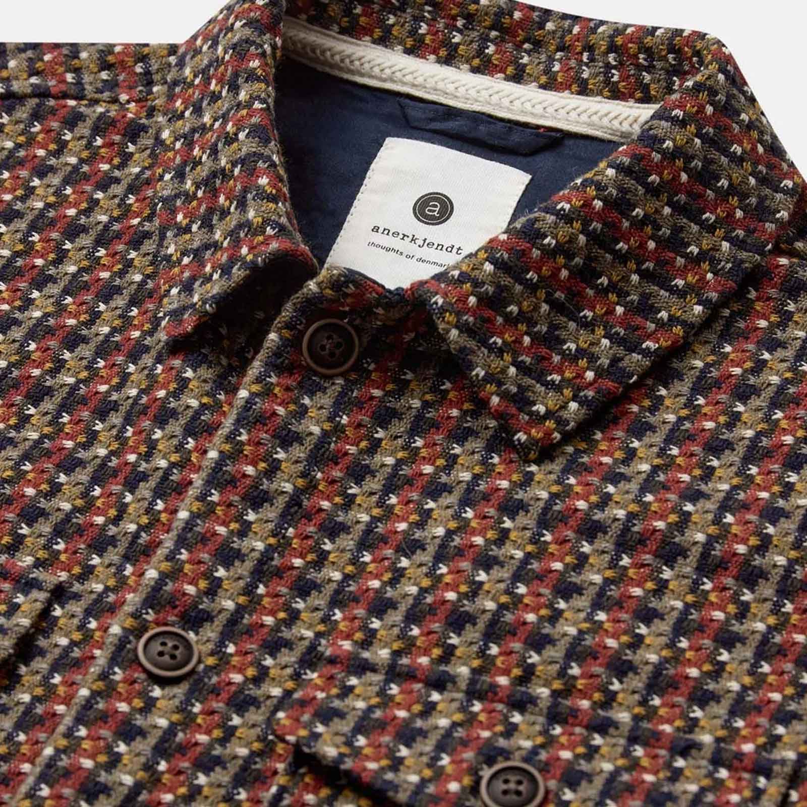 Akoscar New Multi Col Overshirt tiger´s eye Anerkjendt