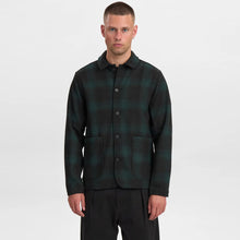 Akoscar Woolen Overshirt forest night Anerkjendt