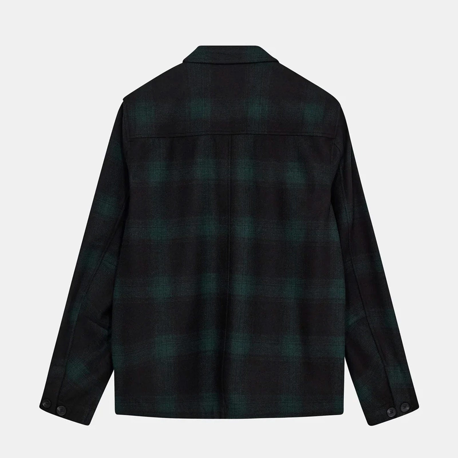Akoscar Woolen Overshirt forest night Anerkjendt