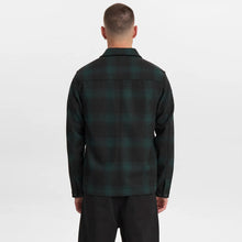Akoscar Woolen Overshirt forest night Anerkjendt