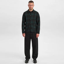 Akoscar Woolen Overshirt forest night Anerkjendt
