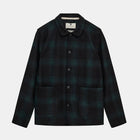 Akoscar Woolen Overshirt forest night Anerkjendt