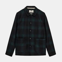 Akoscar Woolen Overshirt forest night Anerkjendt