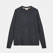 Akpeter Merino Wool Knit Jumper dark grey mel Anerkjendt