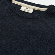 Aksune Cotton/Linen Knit sky captain