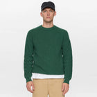 Aksune Patent Knit Jumper hunter green
