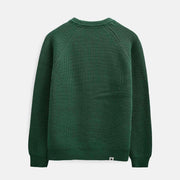 Aksune Patent Knit Jumper hunter green