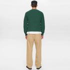 Aksune Patent Knit Jumper hunter green