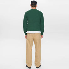 Aksune Patent Knit Jumper hunter green