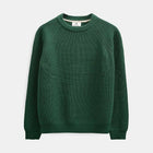 Aksune Patent Knit Jumper hunter green