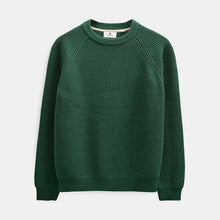 Aksune Patent Knit Jumper hunter green