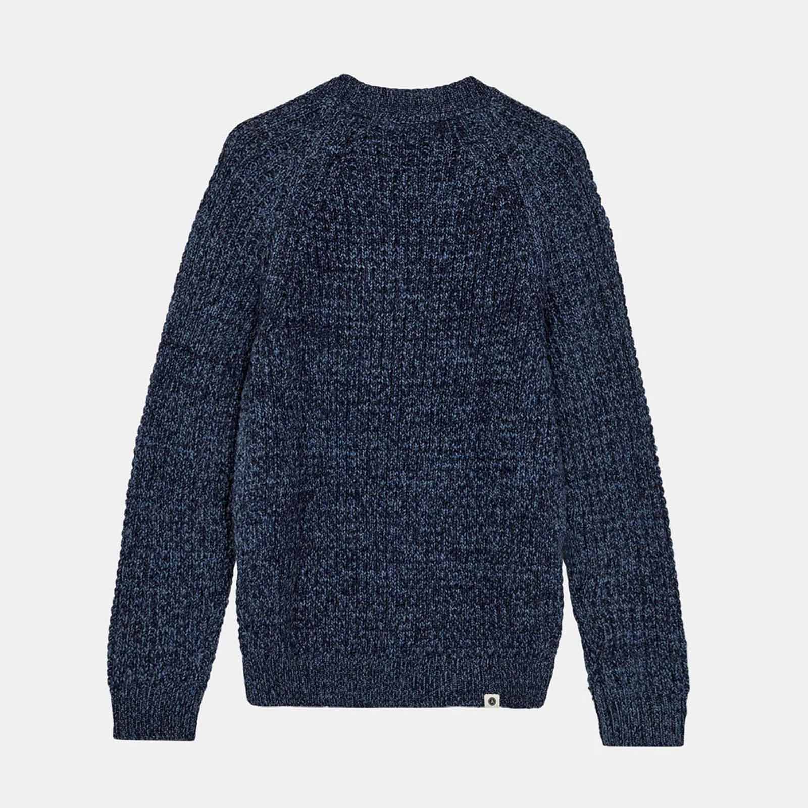 Aksune Structure Knit Jumper sky captain Anerkjendt
