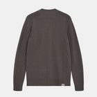 Aksvend Lambswool Cardigan granite gray Anerkjendt