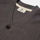 Aksvend Lambswool Cardigan granite gray Anerkjendt