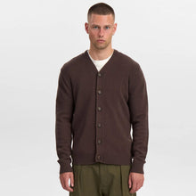 Aksvend Lambswool Cardigan mulch Anerkjendt