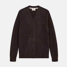 Aksvend Lambswool Cardigan mulch Anerkjendt