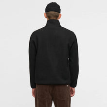 Aktoni Half Zip Boiled Wool OS caviar