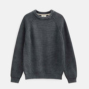 Aksune Washed Patent Knit Jumper sky captain