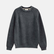 Aksune Washed Patent Knit Jumper sky captain