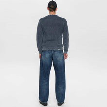 Aksune Washed Patent Knit Jumper sky captain