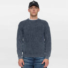 Aksune Washed Patent Knit Jumper sky captain