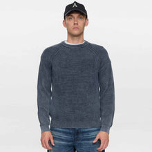 Aksune Washed Patent Knit Jumper sky captain