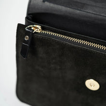 Medium Phone Bag Croco Matt Mix black