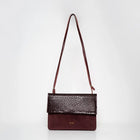 Medium Phone Bag Croco Matt Mix burgundy