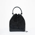 Tall Saku Bag Suede Mix black