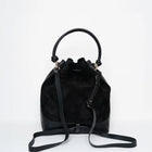Tall Saku Bag Suede Mix black