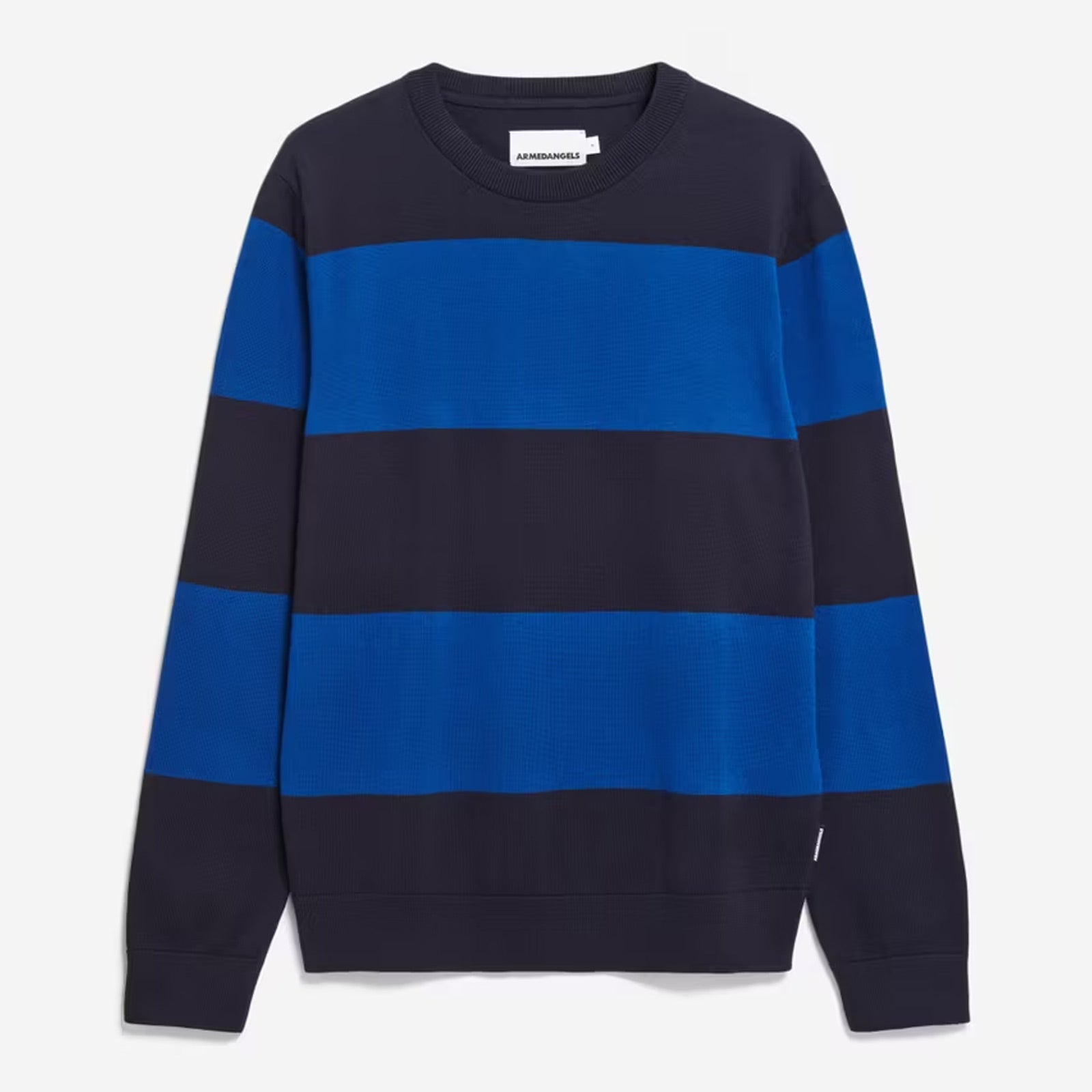 Loukaa Stripes Jumper night sky/lapis blue