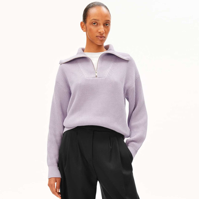 Troyer Vanisé Knit Sweater moonlit lilac