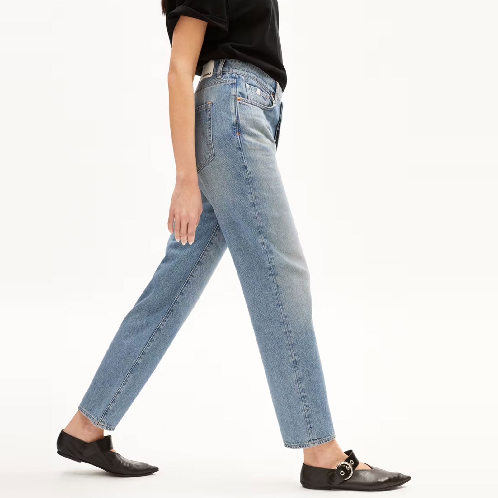 Aaikala Detail Straight Jeans cerulean