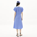 Aalbine Dress blue bloom