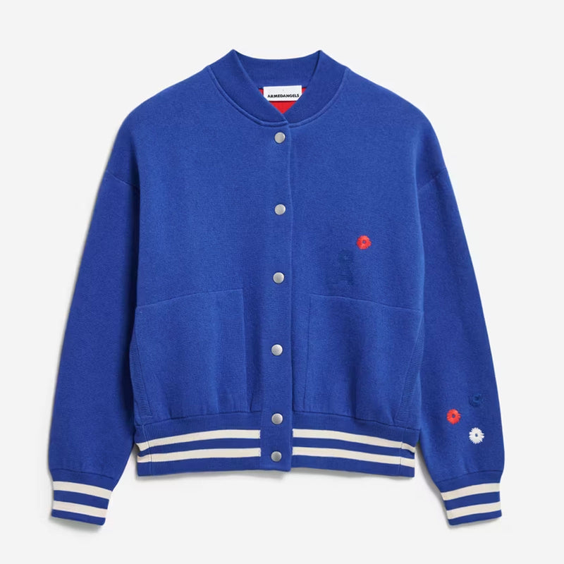 Aalison College Blouson dynamo blue-oatmilk