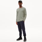 Aanil Brushed Longsleeve grey green