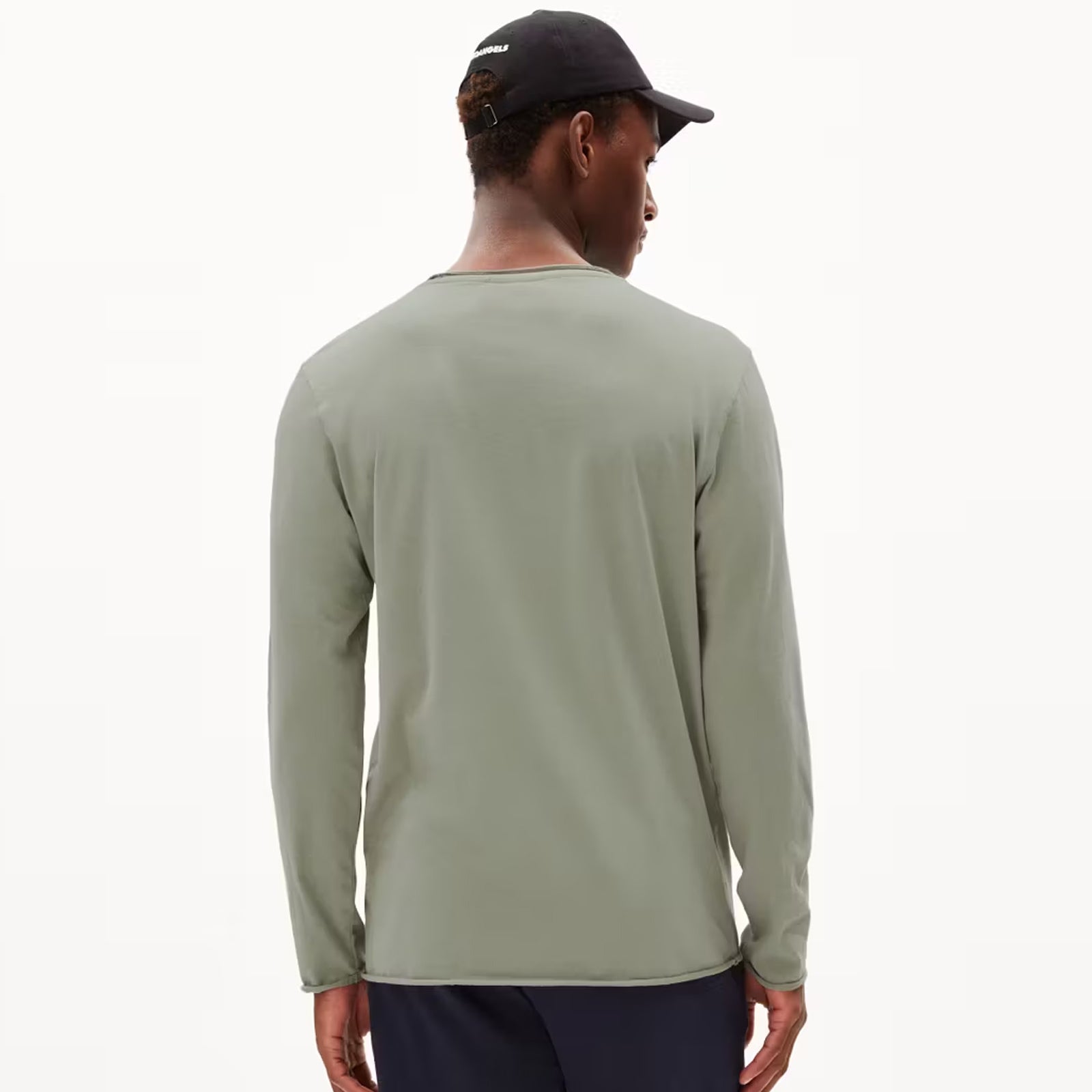 Aanil Brushed Longsleeve grey green