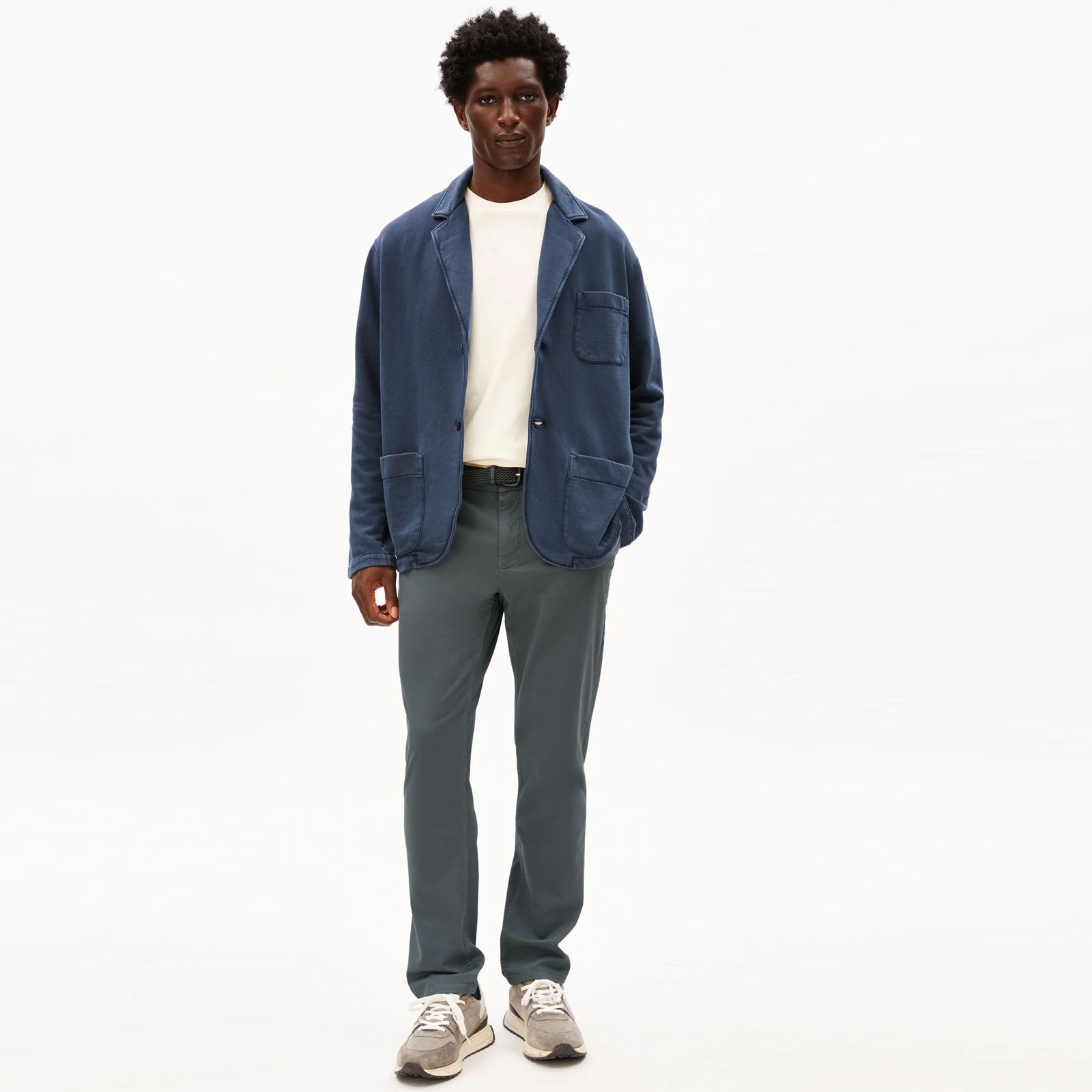 Aaster Regular Fit Chino space steel