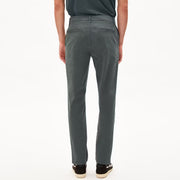 Aathan Regular Fit Chino space steel