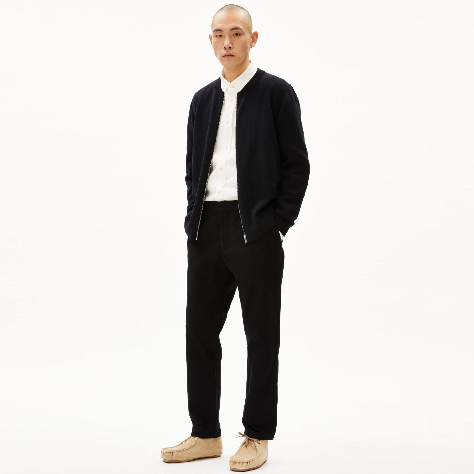 Agaamon Knit Jacket black Armedangels