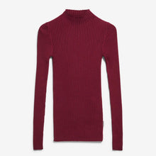 Alaania Knit Sweater velvet red