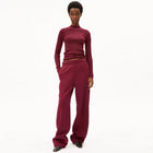 Alaania Knit Sweater velvet red