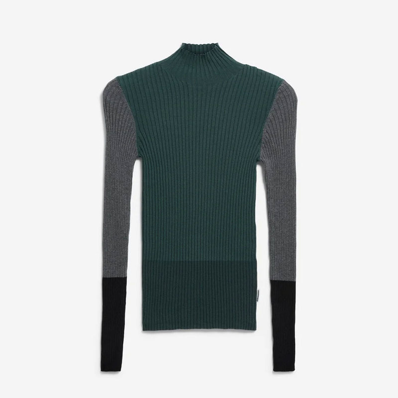 Alaania Patch Knit Sweater midnight reef