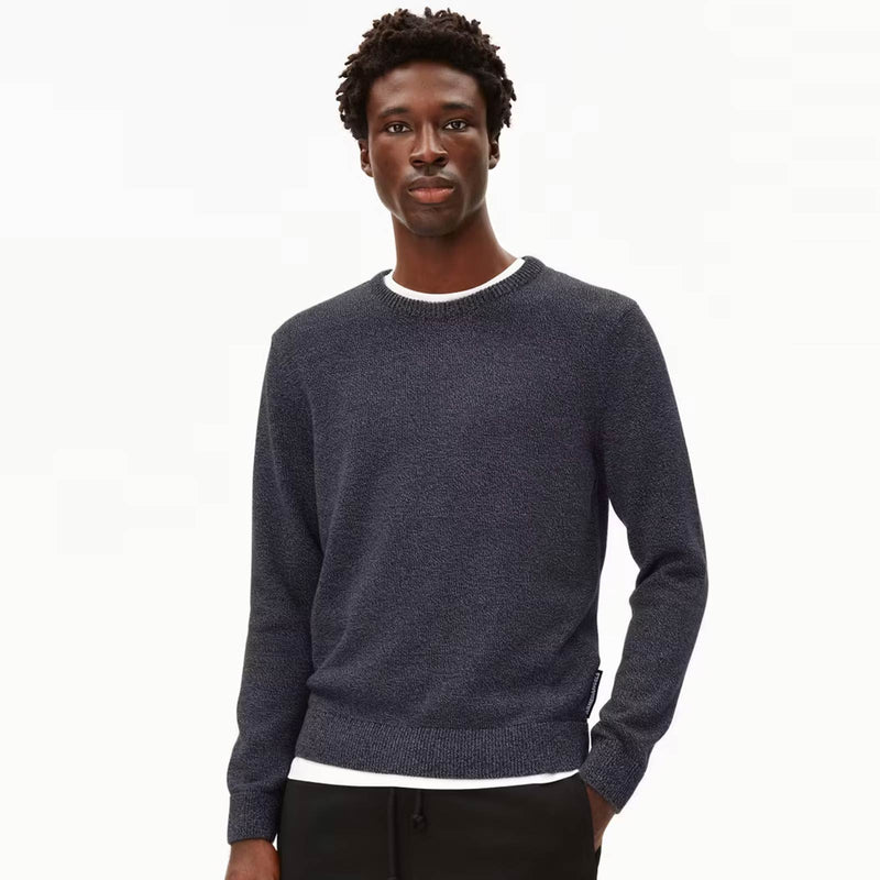 Alvaario Jumper steel mel./dark morning/night sky Armedangels